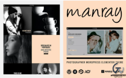 MANRAY - Photographer WordPress Theme