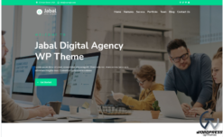 Jabal - Digital Agency One page WordPress Theme