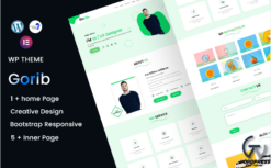 Gorib - Elementor Portfolio Wordpress Theme