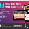 Apollo - Sticky Full Width HTML5 Audio Player - Elementor Widget Addon 3 9. 15