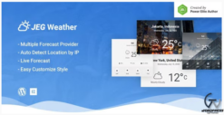 Jeg Weather Forecast WordPress Plugin - Add Ons for Elementor and WPBakery Page Builder 1.0.5