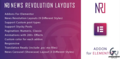News Revolution Layouts for Elementor WordPress Plugin