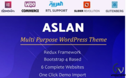 Aslan | Multi-Purpose Elementor WordPress Theme