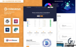 Coingrove - Bitcoin & Cryptocurrency Elementor WordPress Theme