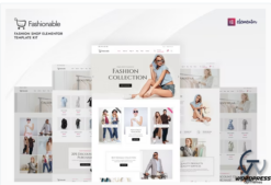 Fashionable - Fashion Shop Elementor Template Kit