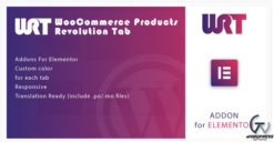 WooCommerce Products Revolution Tab for Elementor WordPress Plugin