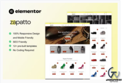 Zapatto - Shoes Store WooCommerce Elementor Template Kit