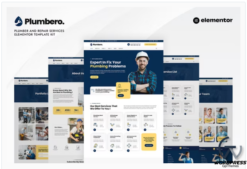 Plumbero - Plumber & Repair Services Elementor Template Kit