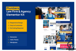 Plumber - Company & Business Elementor Pro Template Kit