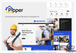 Pipper - Plumbing Services Elementor Template Kit
