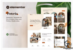 Poteria – Pottery Class & Studio Elementor Template Kit