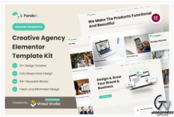 PandaV - Creative Agency Elementor Template Kit