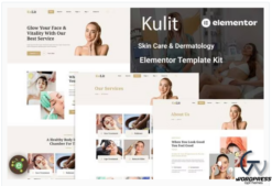 Kulit - Skin Care & Dermatology Elementor Template kit
