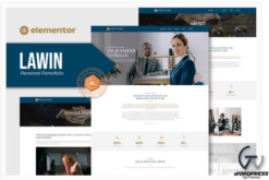 Lawin - Lawyer & Attorney Personal Elementor Template Kits