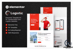 Logixtic – Transportation & Logistic Elementor Template Kit
