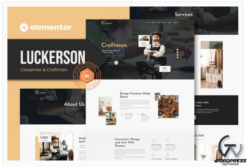 Luckerson - Carpenter & Craftman Elementor Template Kit