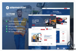 Gotow - Towing Services Elementor Template Kit