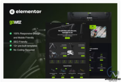 Gowez - WooCommerce Bike Shop & Bike Service Elementor Template Kit