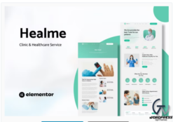 Healme - Clinic & Healthcare Service Elementor Template Kits