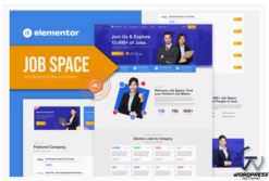 Job Space - Job Board & Recruitment Elementor Template Kit