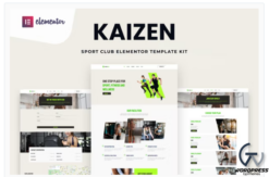 Kaizen - Sport Club Elementor Template Kit