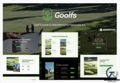 Goolfs - Golf Course & Club Elementor Template Kit