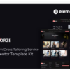 Dorze - Custom Dress Tailoring Service Elementor Pro Template Kit 3 8 5