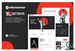 Dotokai – Karate & Martial Arts School Elementor Template Kit