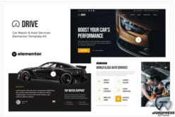 Drive - Car Repair & Auto Service Elementor Template Kit