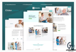 Eldergarten - Elder Care & Senior Home Elementor Pro Template Kit