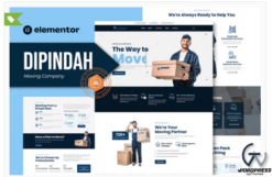 Dipindah - Moving Company Elementor Template Kit