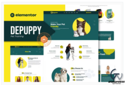 Depuppy - Pet Training Elementor Template Kit