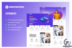 Creavo - Creative Agency & Digital Marketing Elementor Template Kit