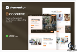 Cognitive – Psychology & Counseling Elementor Template Kit