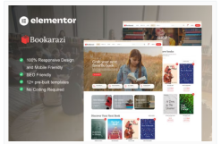 Bookarazi - Author & Publisher Elementor Template Kit