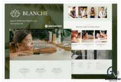 Blanche - Spa & Wellness Elementor Template Kit