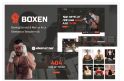 Boxen - Boxing School & Martial Arts Elementor Template Kit