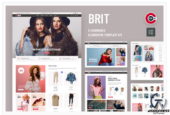 Brit - WooCommerce Elementor Pro Template Kit