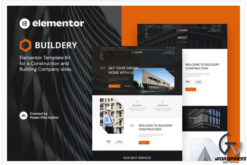 Buildery – Construction & Building Company Elementor Template Kit