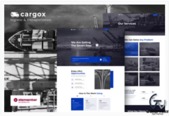 Cargox - Logistic & Transportation Elementor Pro Template Kit