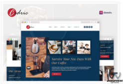 Cedric - Coffee & Beverages Elementor Template Kit