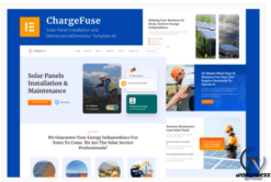 ChargeFuse - Solar Panel Installation & Maintenance Elementor Template Kit