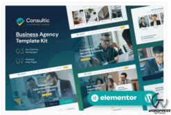 Consultic - Business Agency Elementor Template Kit