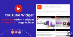 YouTube Widgets - Addon for elementor page builder 1.0.2