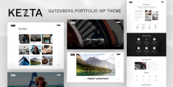 Kezta - Gutenberg Portfolio for WordPress