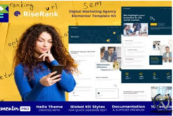 Riserank - Digital Marketing Agency Elementor Template Kit