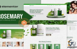 Rosemary - Health & Beauty Brand Elementor Template Kit
