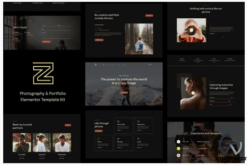 Zenin - Photography & Portfolio Elementor Template Kit