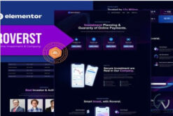 Roverst - Online Investment & Company Elementor Template Kit