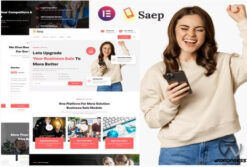 Saep - eCommerce App SaaS Showcase Elementor Template Kit